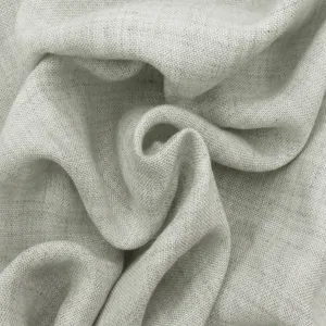 1 3/4 YD PC-Light Gray-White Cotton-Rayon Cross Hatch Woven Fabric