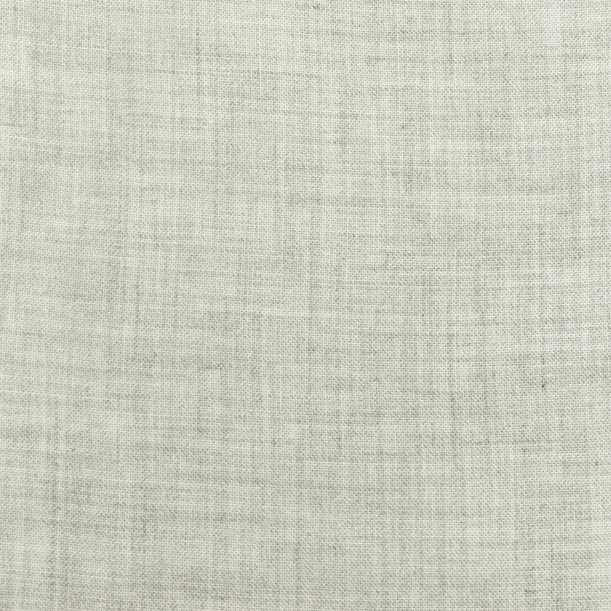 1 3/4 YD PC-Light Gray-White Cotton-Rayon Cross Hatch Woven Fabric