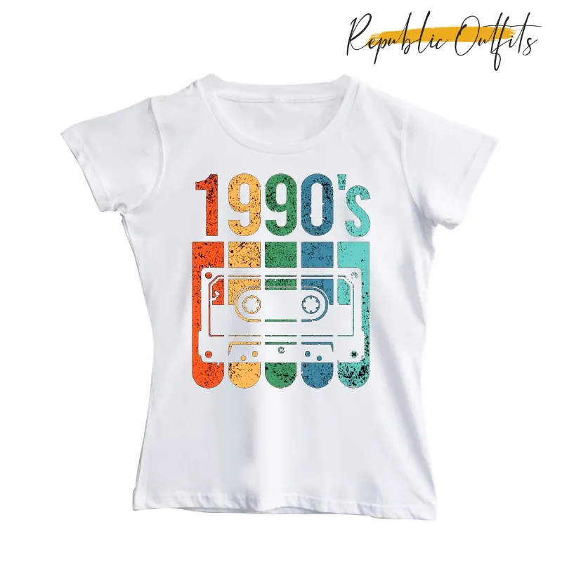 1990's Retro Cassette T-Shirt