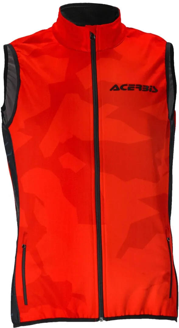 Acerbis X-Wind motorcycle vest, red