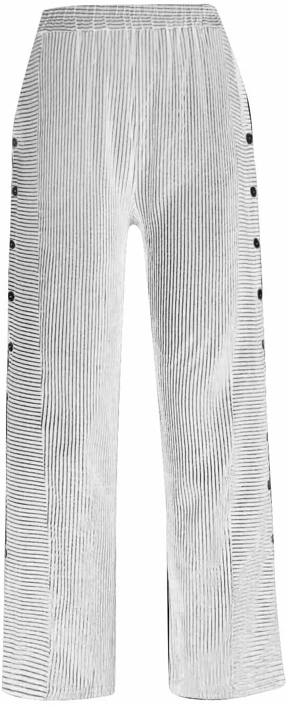 ADHOWBEW Cotton Linen Pants Women Summer 2025 Trendy Cover Ups Flowy Elastic Waist Loose Fit Comfy Casual Trousers Slacks