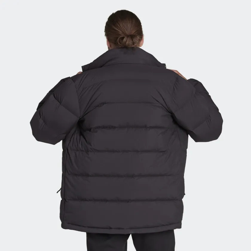 adidas Helionic Mid-Length Down Jacket | Black | Men's