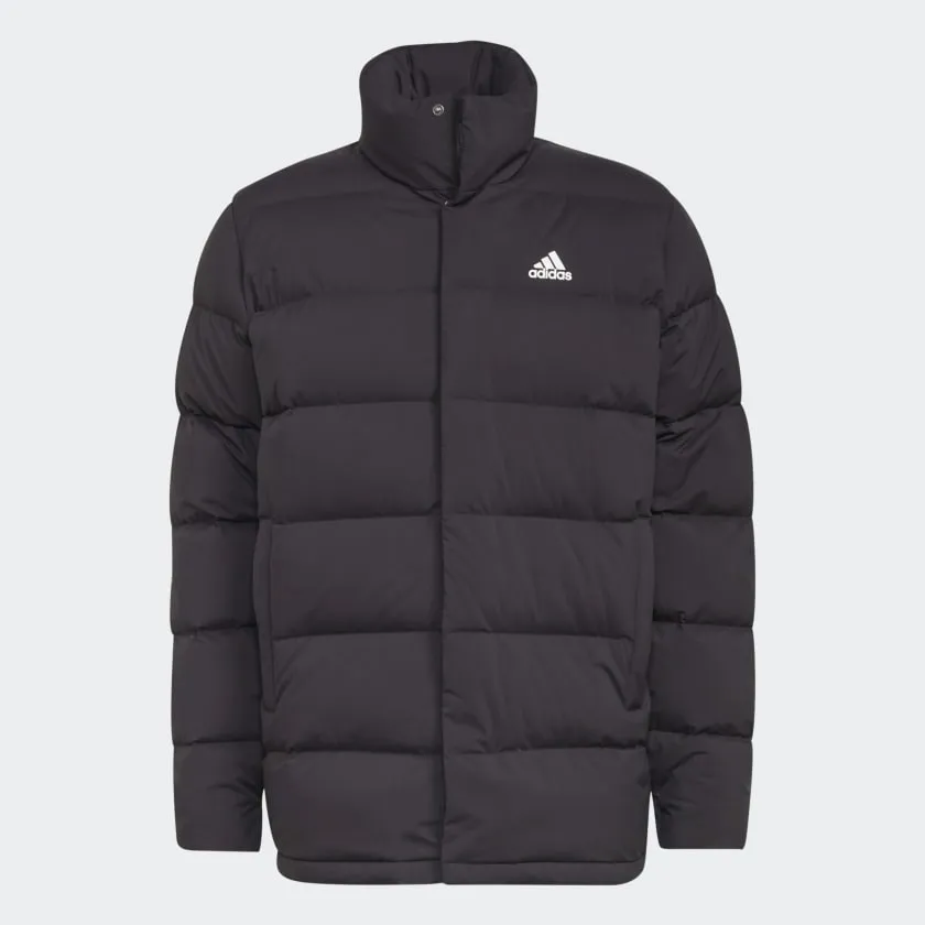 adidas Helionic Mid-Length Down Jacket | Black | Men's