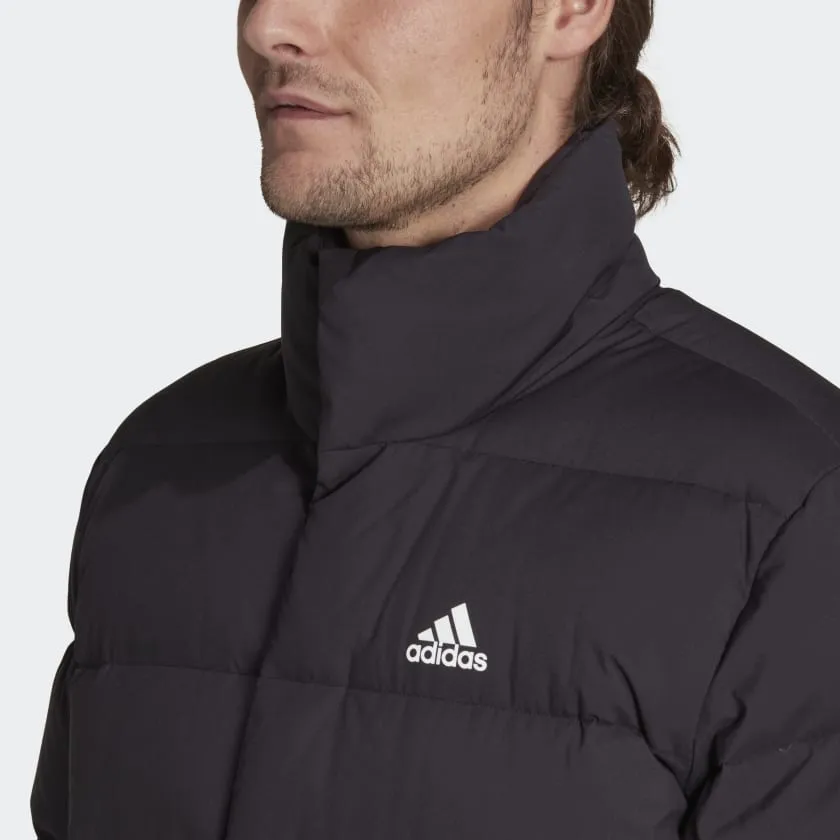 adidas Helionic Mid-Length Down Jacket | Black | Men's