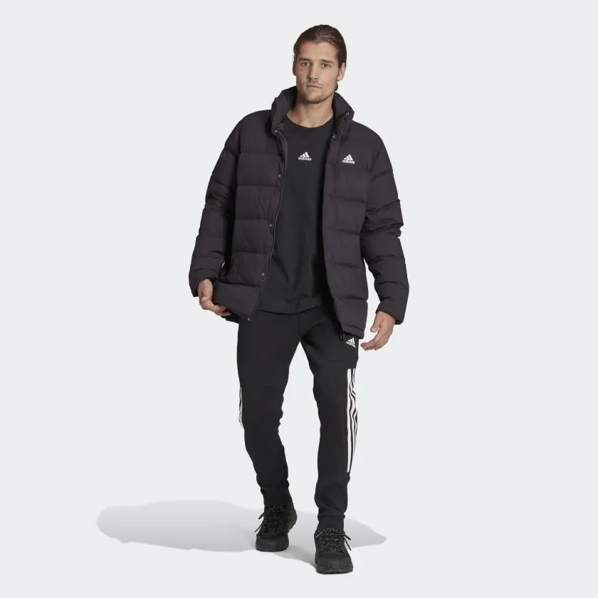 adidas Helionic Mid-Length Down Jacket | Black | Men's