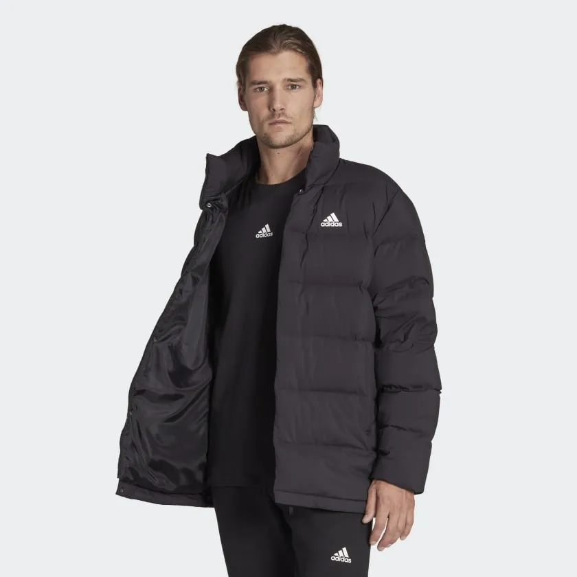 adidas Helionic Mid-Length Down Jacket | Black | Men's