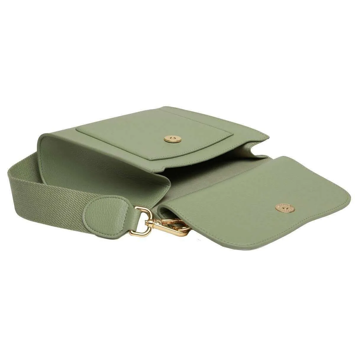 Alice Wheeler London Bloomsbury Crossbody Bag - Sage Green