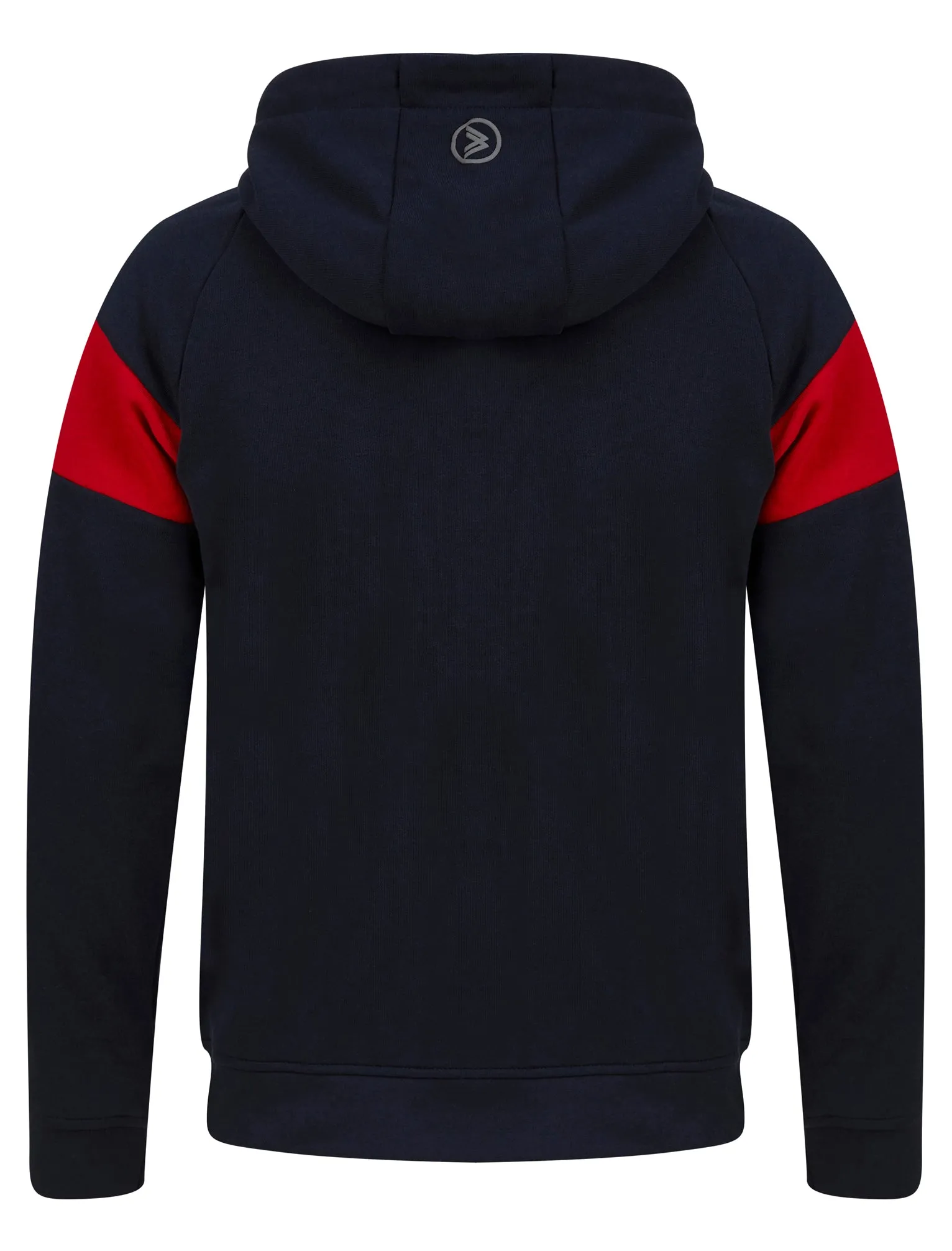 Bifrost Colour Block Zip Through Hoodie in Sky Captain Navy - Dissident