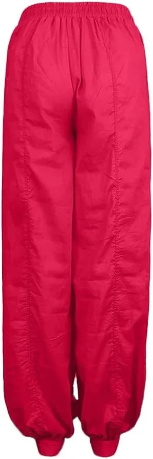 Black Linen Pants Women Plus Size Beach Baggy Wide Leg Pants with Pockets Solid Business Palazzo Pants for Women