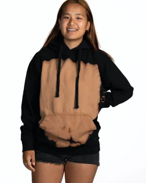 Bleach Wash Premium Fleece Hoodie - Giza