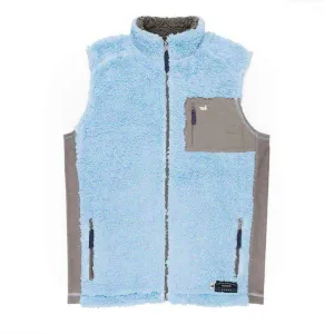 Blue Ridge Sherpa Vest in Lilac and Mint by Southern Marsh