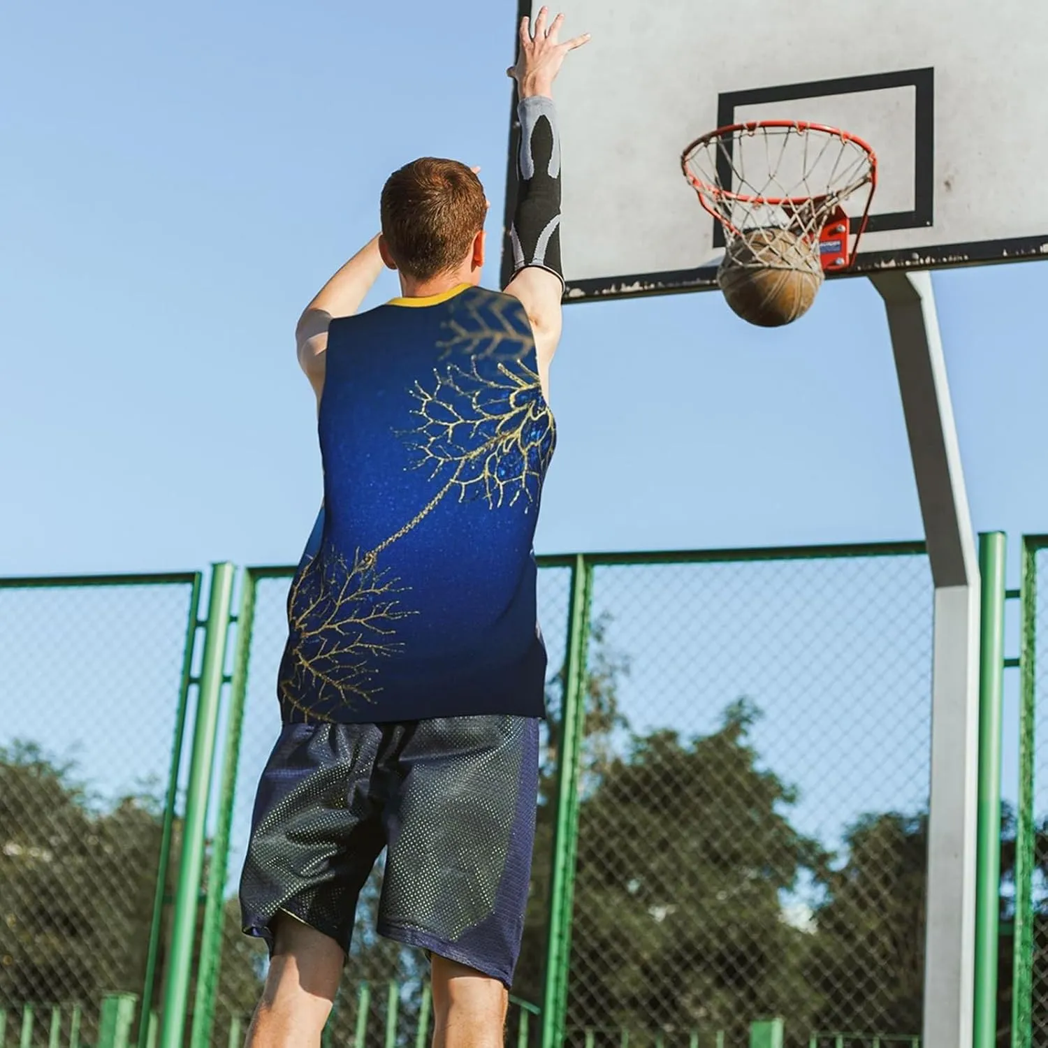 Blue Sleeveless Victory Jersey, Leading The Fashion, Sports Undershirt, Riding Tops