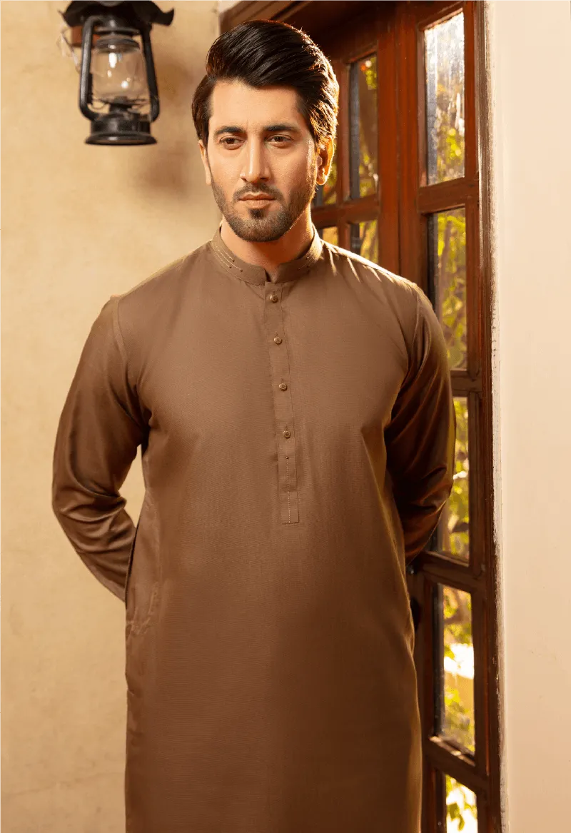 Brown Kurta pajama - D062311KP