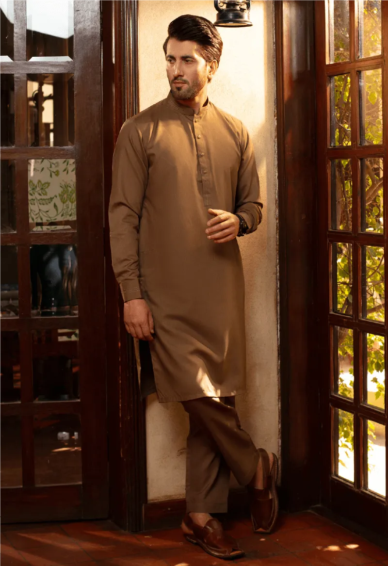 Brown Kurta pajama - D062311KP