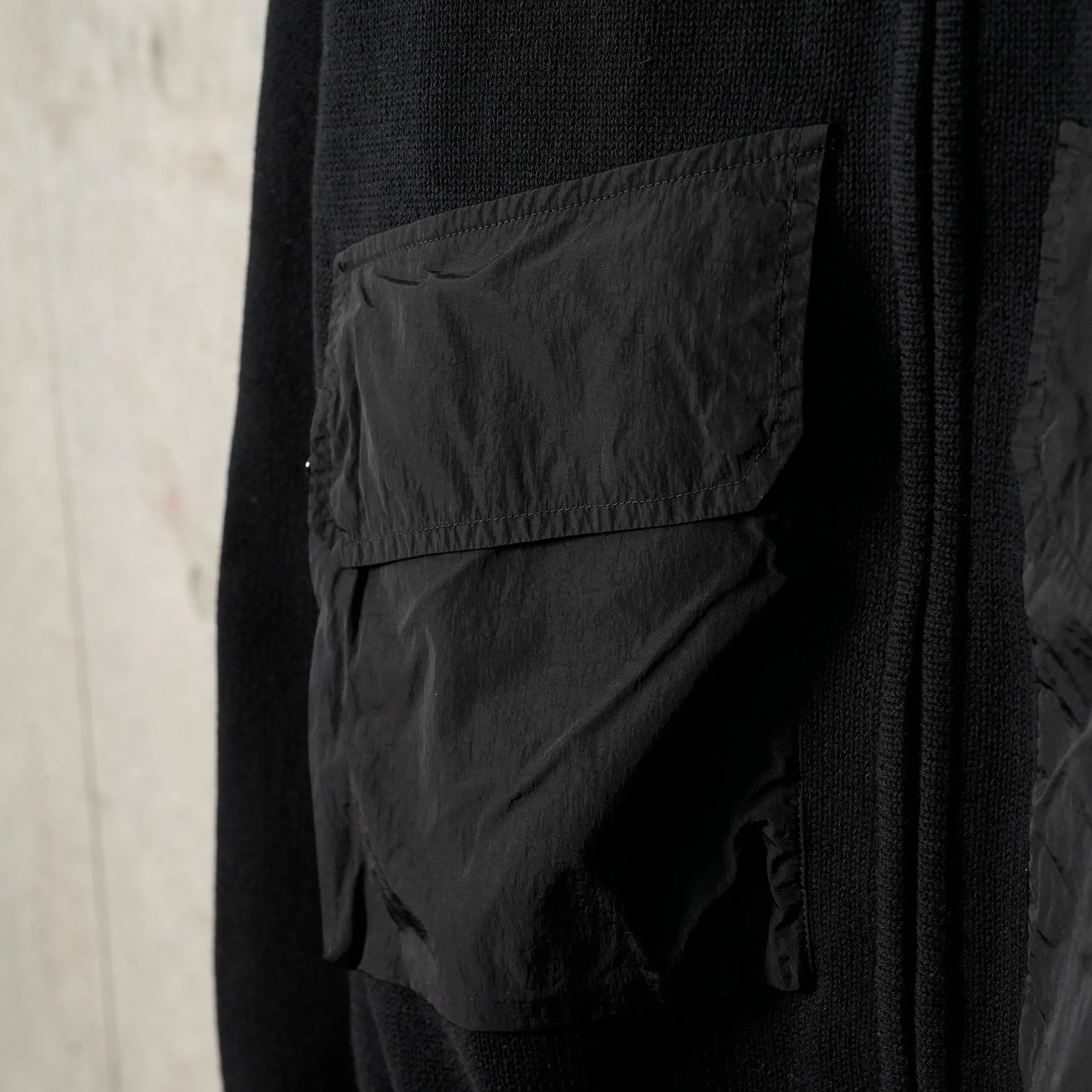 CARDIGAN COTTON MIXED / 999:BLACK
