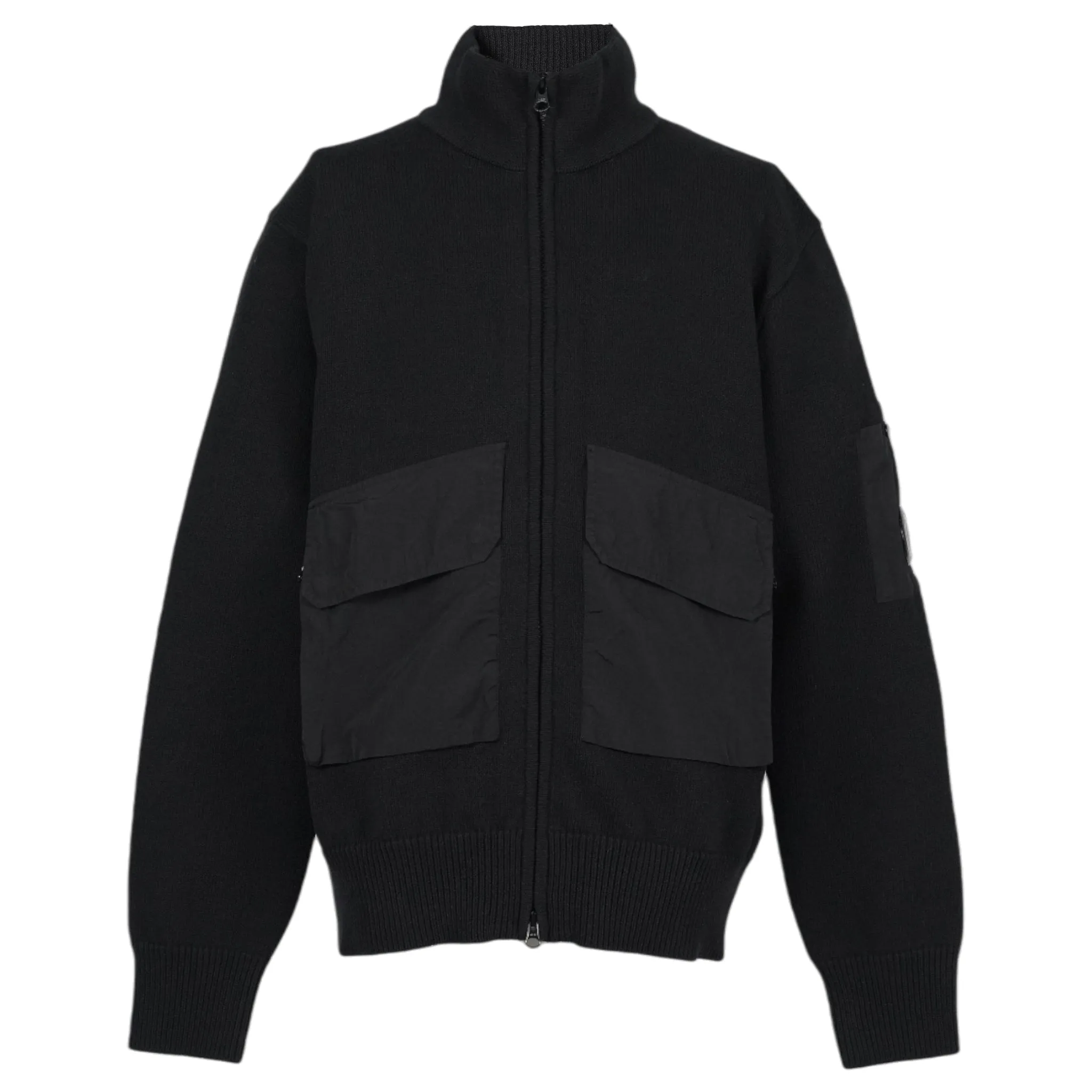 CARDIGAN COTTON MIXED / 999:BLACK