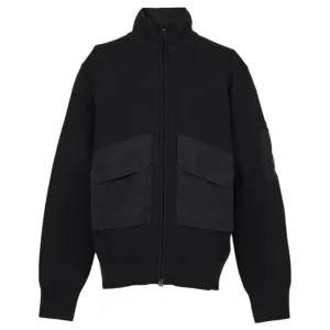 CARDIGAN COTTON MIXED / 999:BLACK