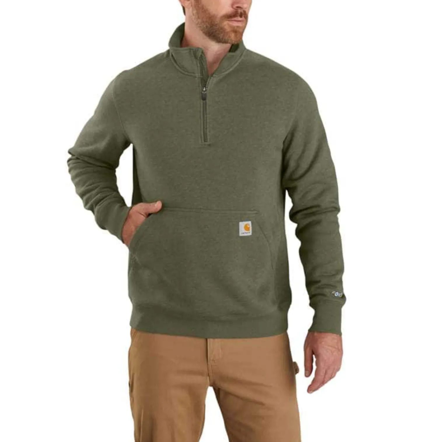 CarharttForce 1/4 Zip Pkt Sweatshirt