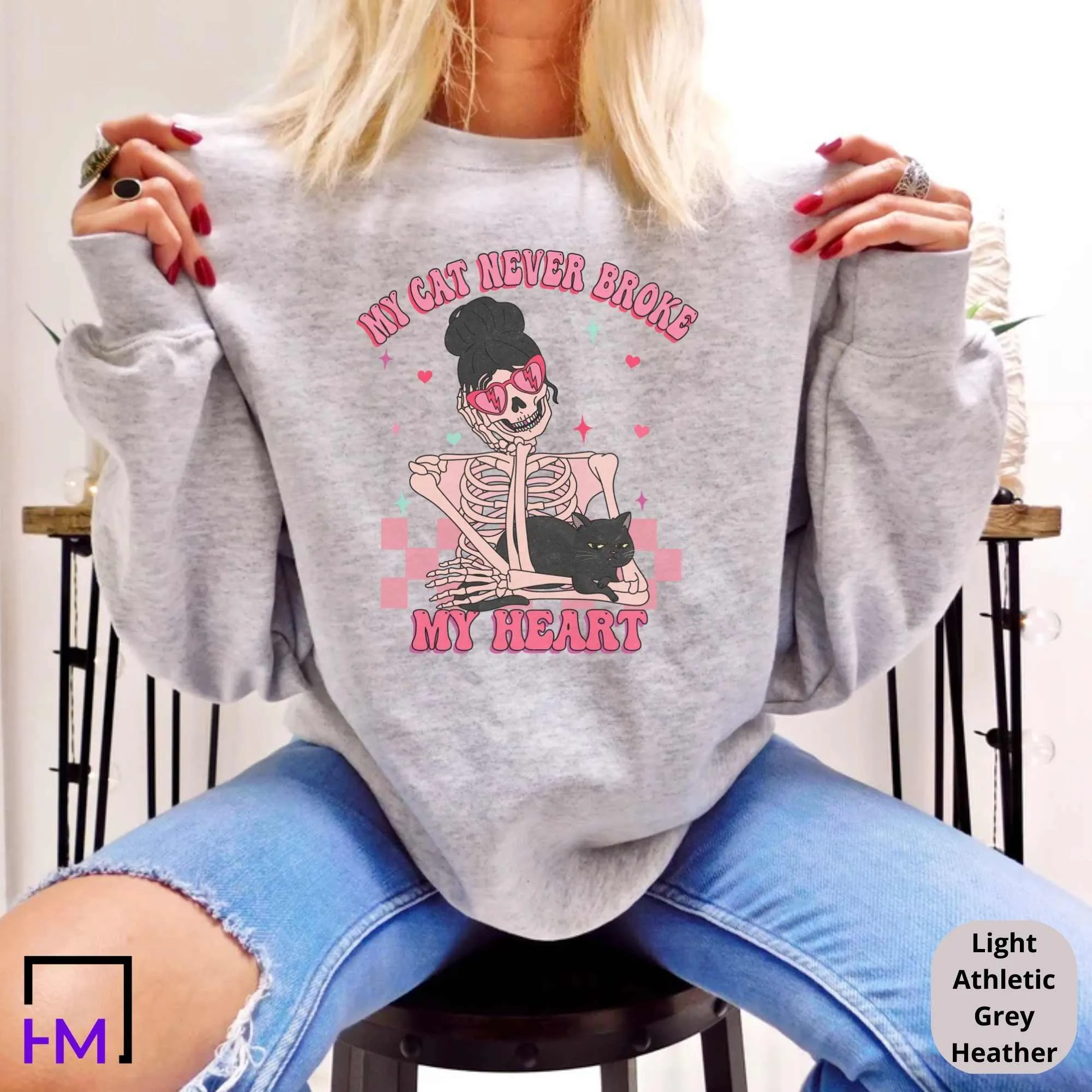 Cat Lover Valentines Day Shirt, Womens Valentines Day Gift, Groovy Valentine Shirt, Girl Valentine Shirt, Self Love Valentine