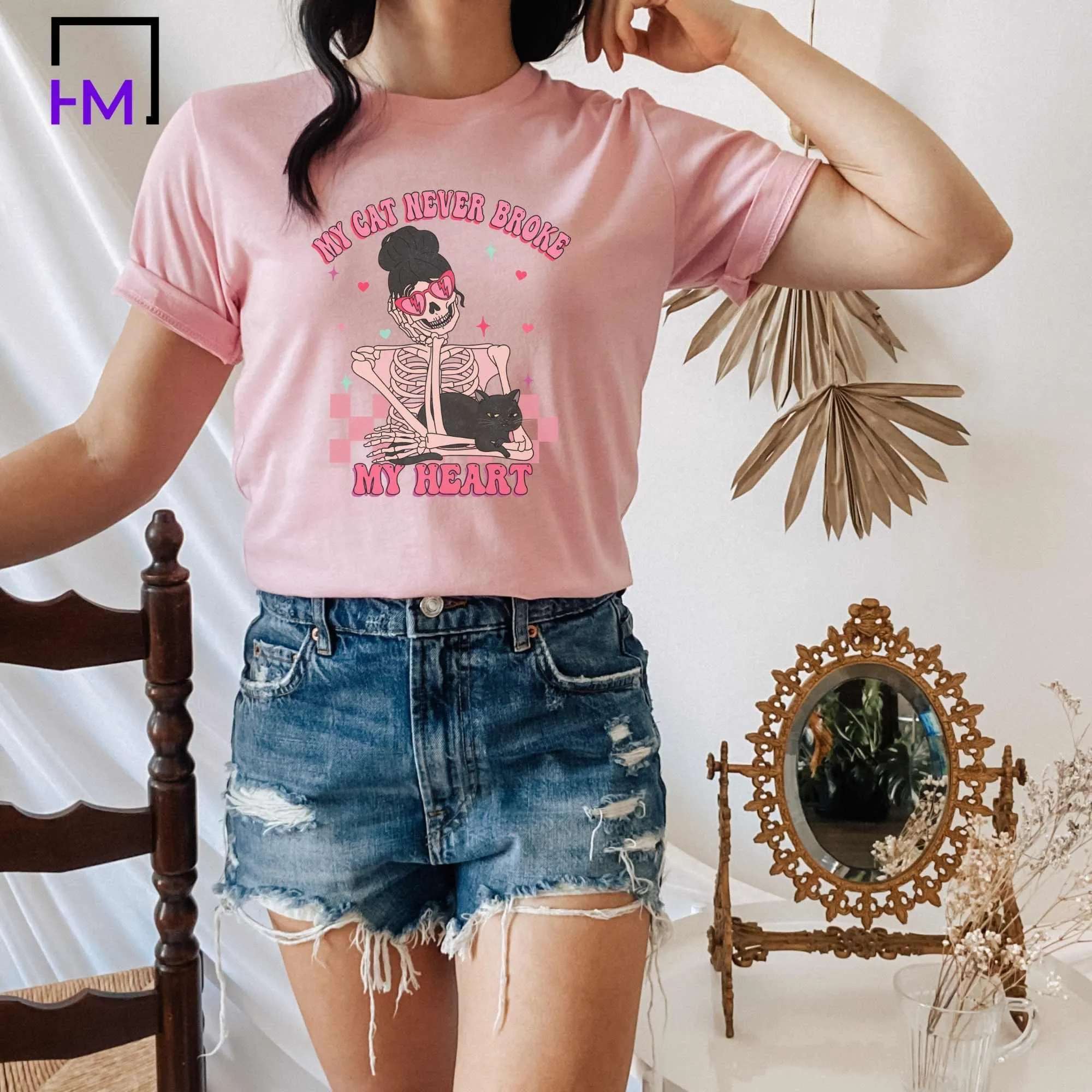 Cat Lover Valentines Day Shirt, Womens Valentines Day Gift, Groovy Valentine Shirt, Girl Valentine Shirt, Self Love Valentine