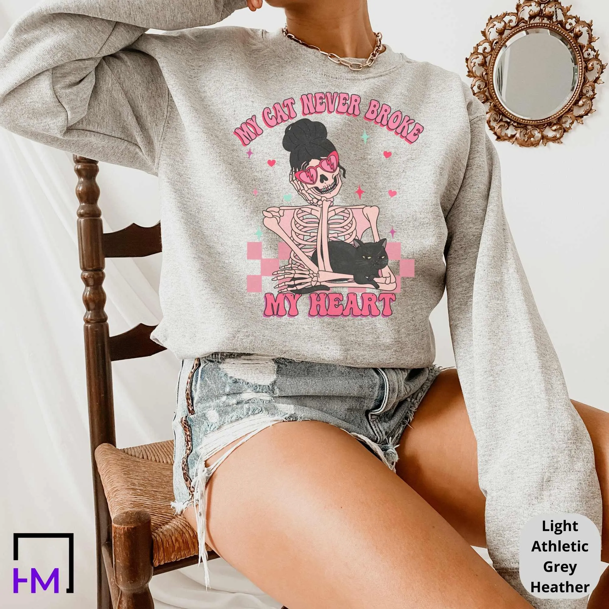 Cat Lover Valentines Day Shirt, Womens Valentines Day Gift, Groovy Valentine Shirt, Girl Valentine Shirt, Self Love Valentine