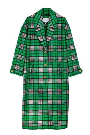Checked Coat
