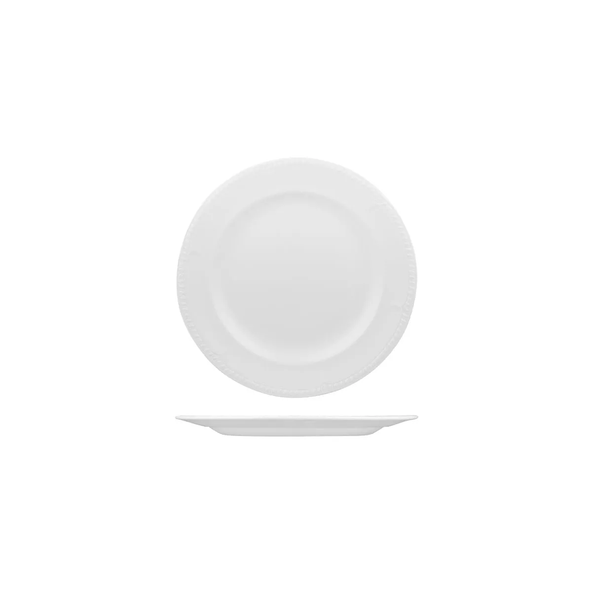 Churchill BUCKINGHAM ROUND WIDE RIM PASTA PLATE-280mm Ø | 625mm WHITE (x12)