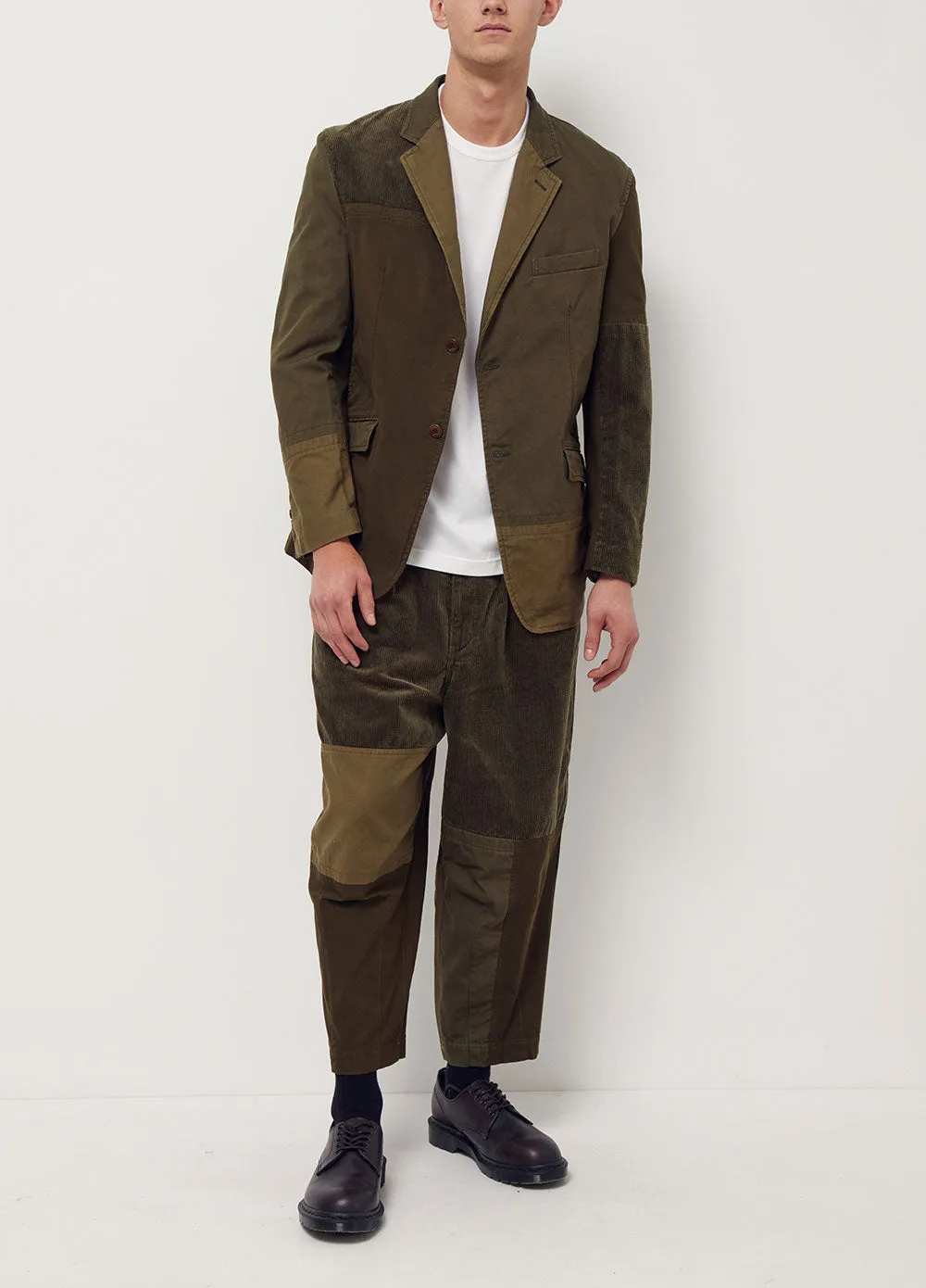 Corduroy Mixed Blazer