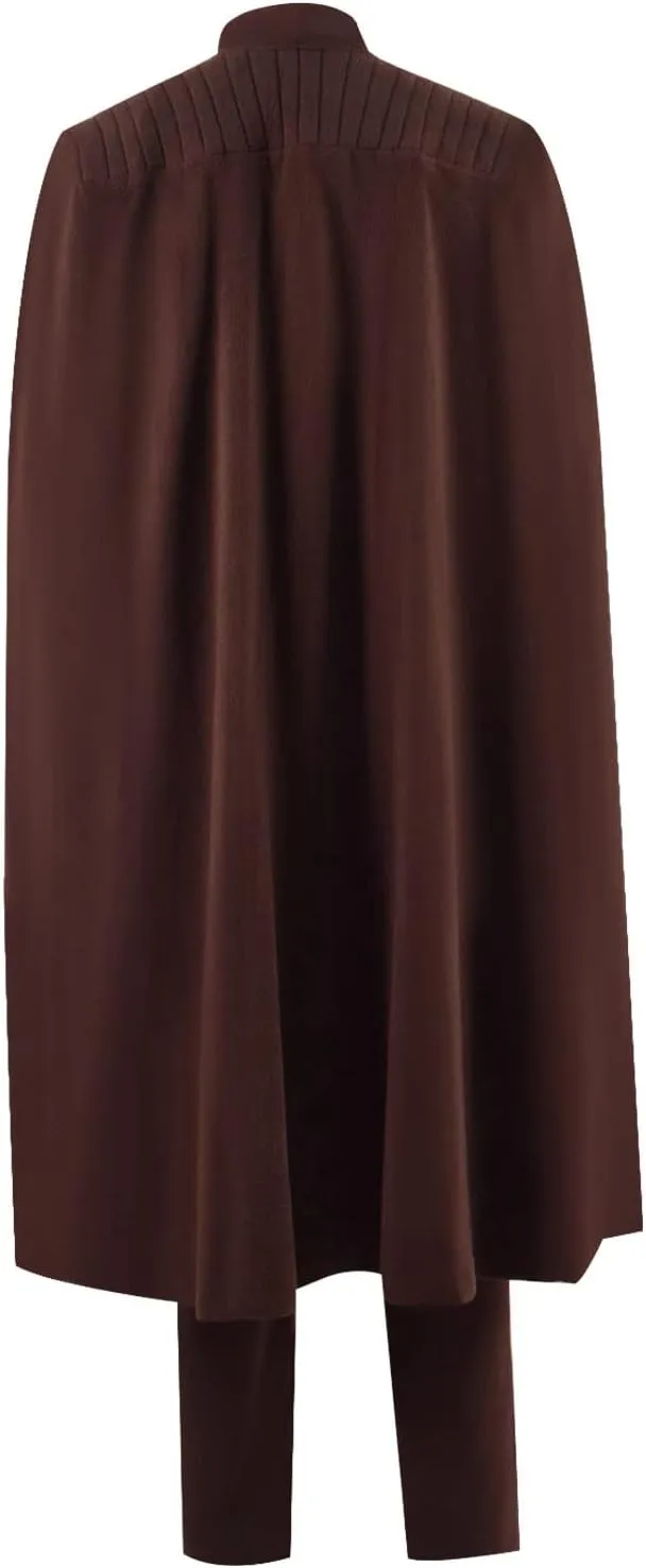 Count Dooku Cosplay Costume Men Count Dooku Tops Pants Cloak Outfits Halloween Uniform Robe