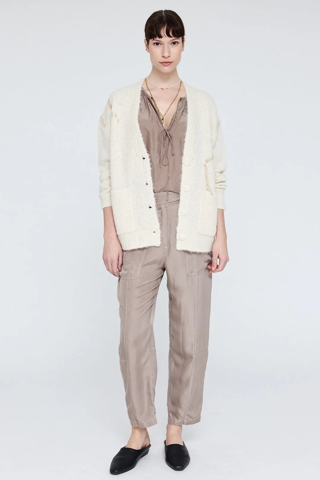 Cream Solstice Cardigan