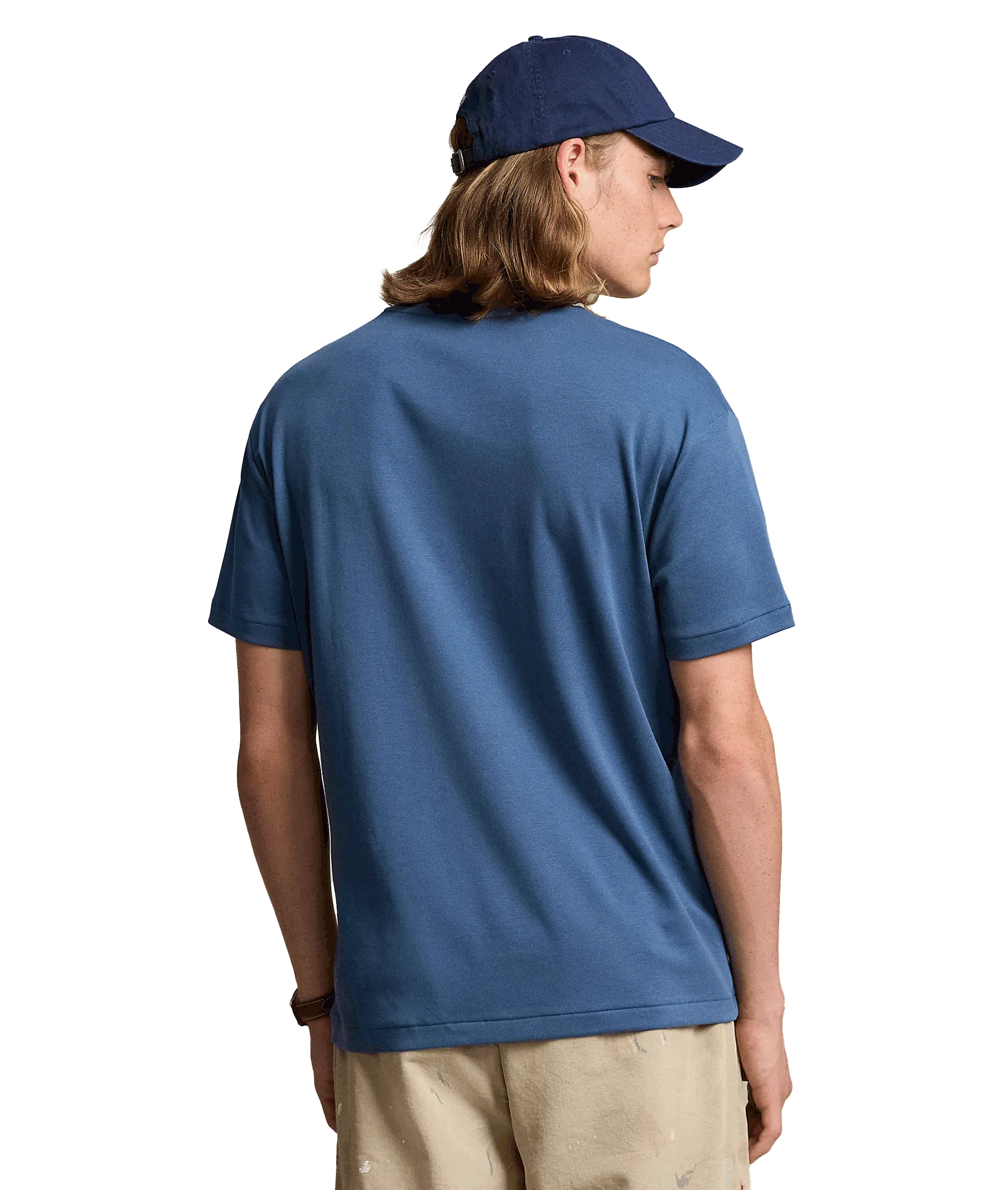 Custom Slim Fit Soft Cotton T-shirt - Blue