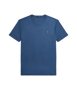 Custom Slim Fit Soft Cotton T-shirt - Blue