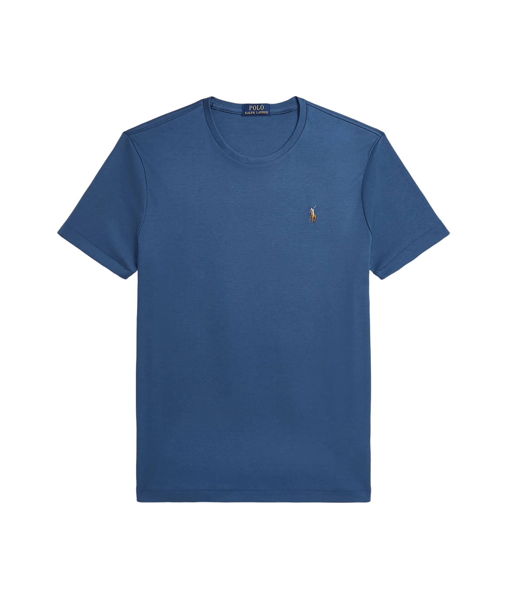 Custom Slim Fit Soft Cotton T-shirt - Blue
