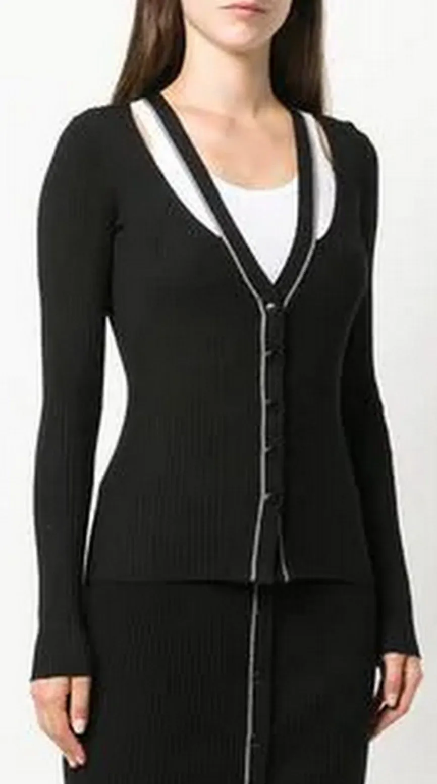 Cut-Out Halter Cardigan