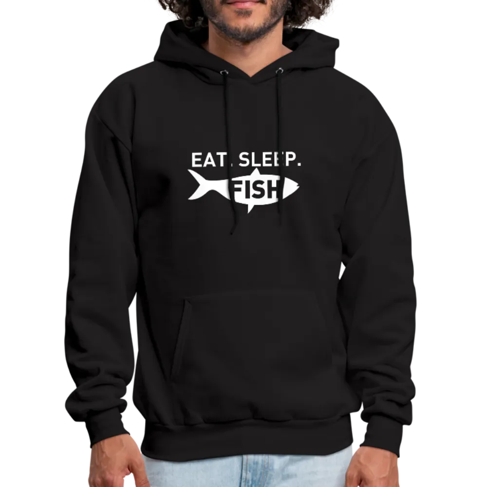Eat Sleep Fish Men's Hoodie