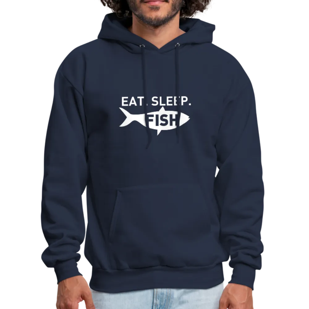 Eat Sleep Fish Men's Hoodie