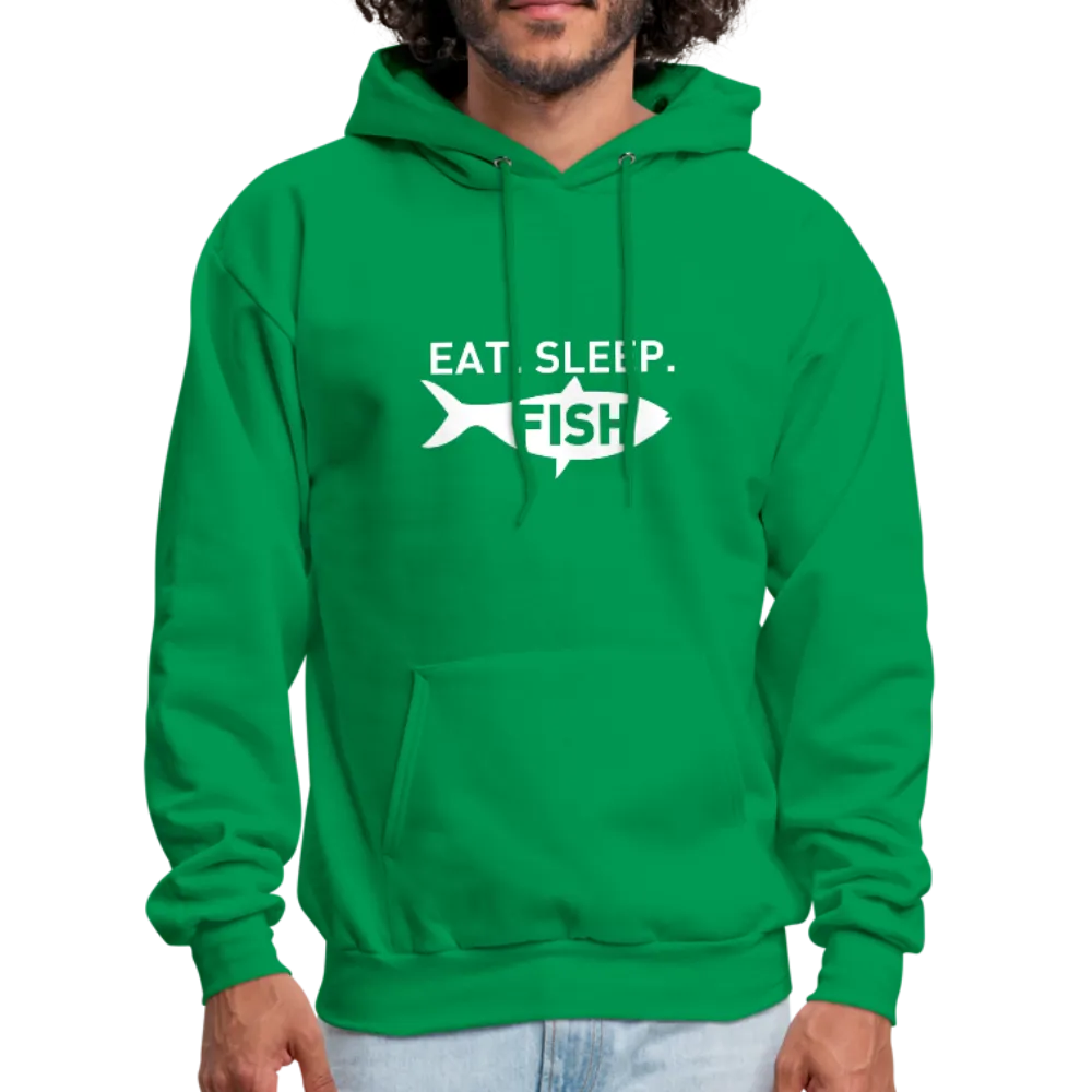 Eat Sleep Fish Men's Hoodie