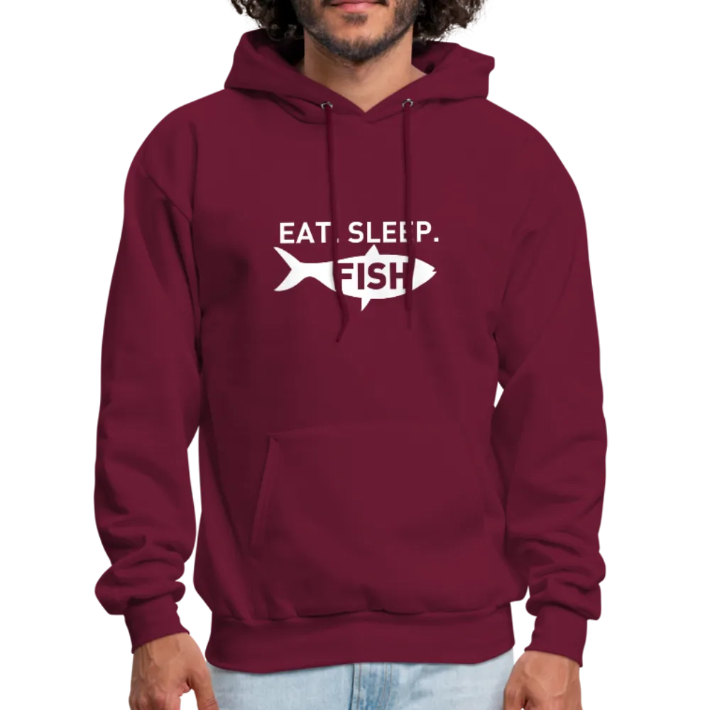 Eat Sleep Fish Men's Hoodie