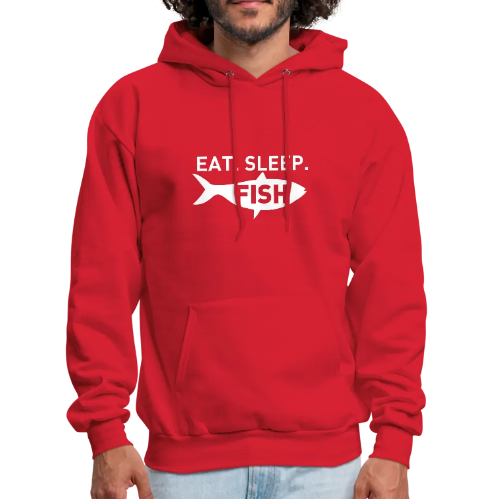 Eat Sleep Fish Men's Hoodie