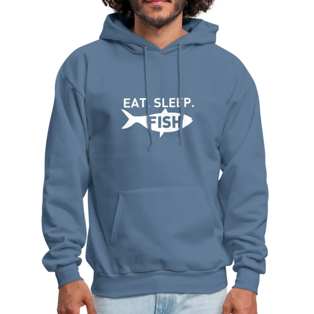 Eat Sleep Fish Men's Hoodie