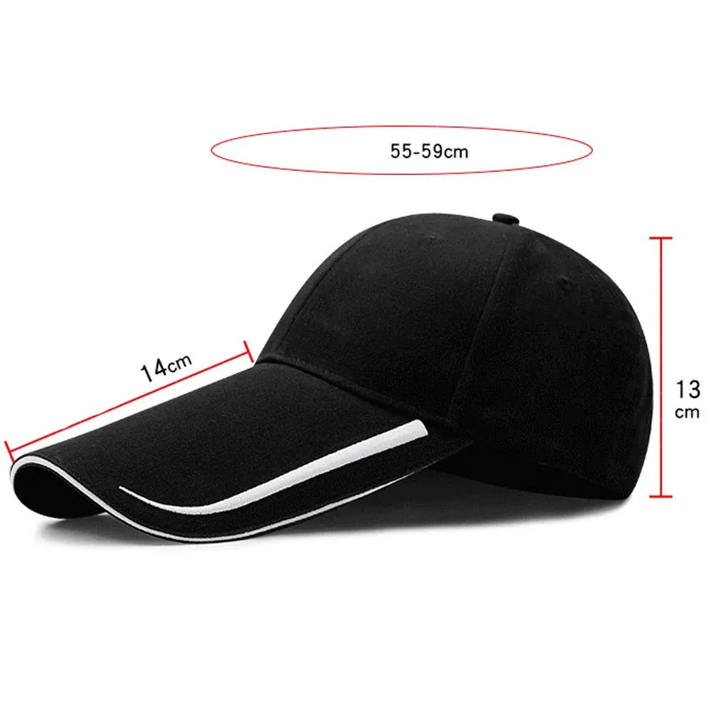 Extra Long Bill 100 Washed Cotton Baseball Cap