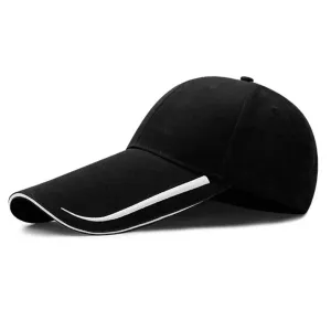 Extra Long Bill 100 Washed Cotton Baseball Cap