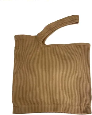 French Small Camisole Female Outer wear with Chest pad Beautiful Back Suit Hanging Neck Sloping Shoulder Crop Tank Top