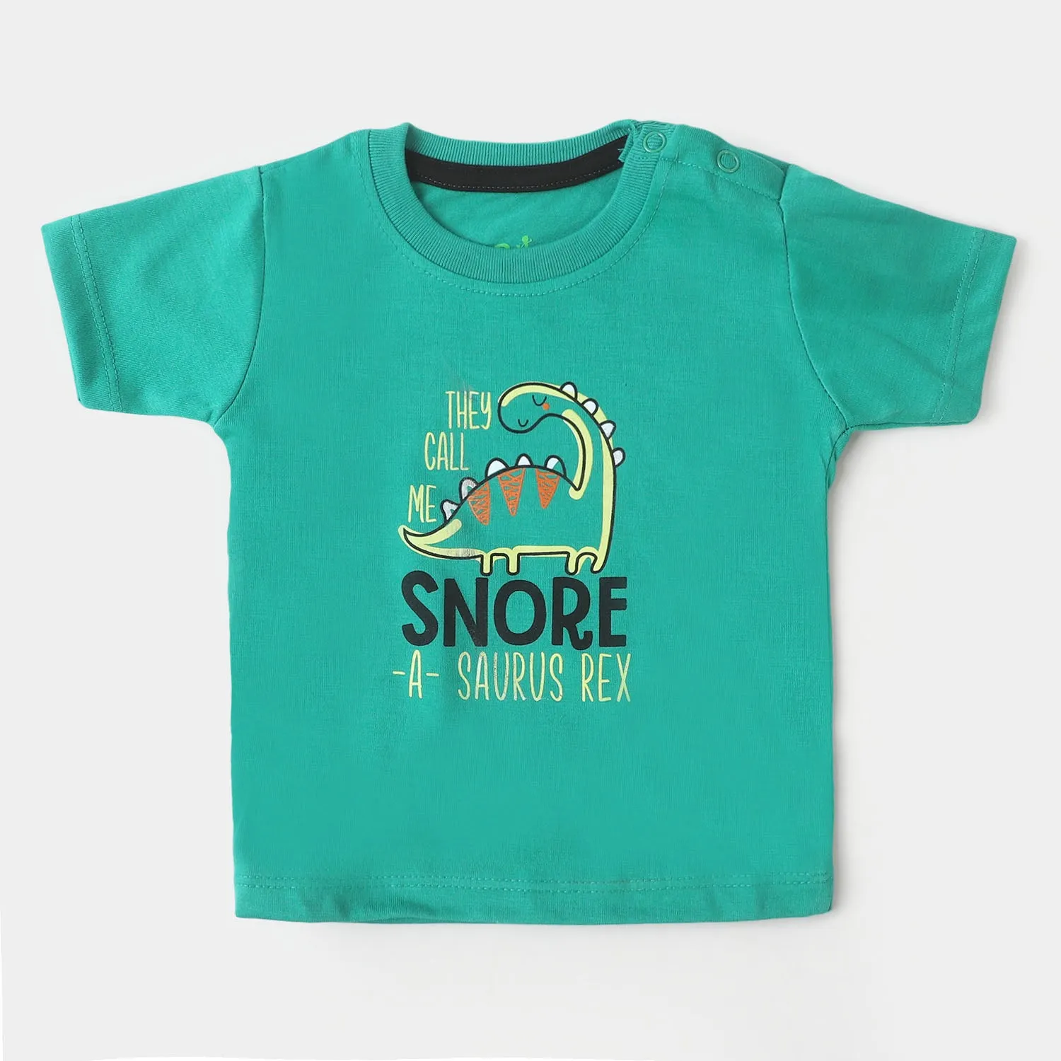 Infant Boys Knitted Night Suit Snore-Rex - Holly Green