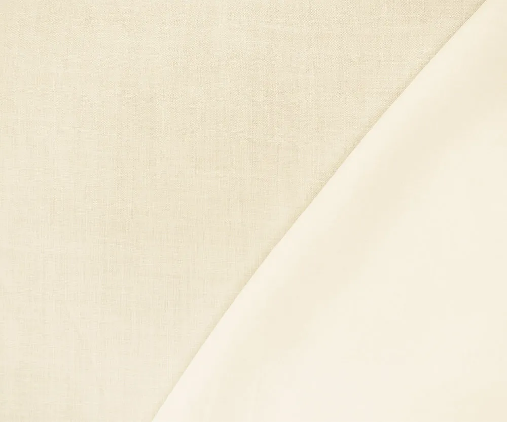 Ivory Solid Rayon Challis Woven Fabric