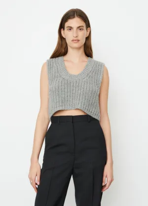 Kera Chunky Wool Rib Knit Top