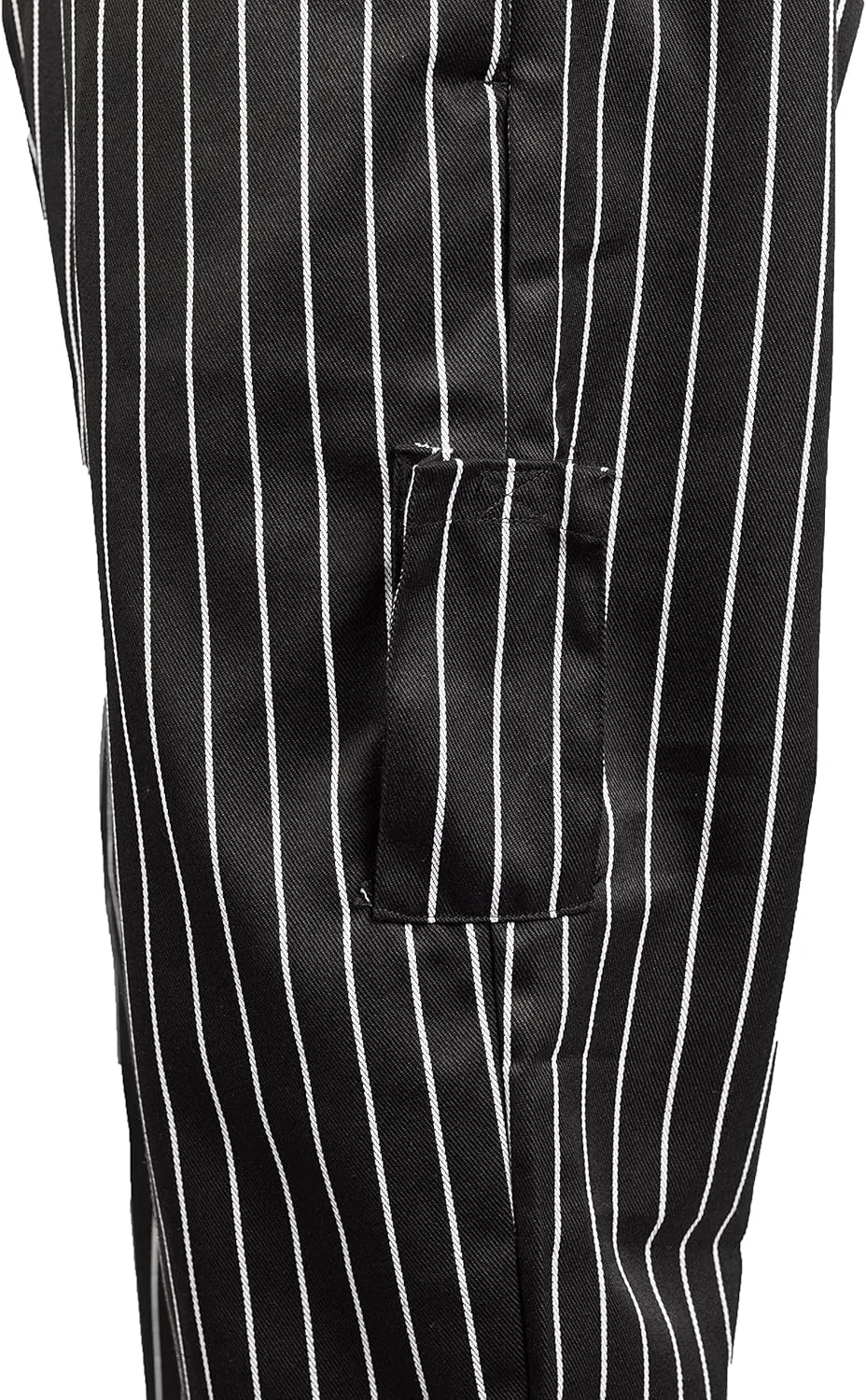 KNG Chalk Stripe Baggy Cargo Chef Pants for Men and Women  Drawstring Waist