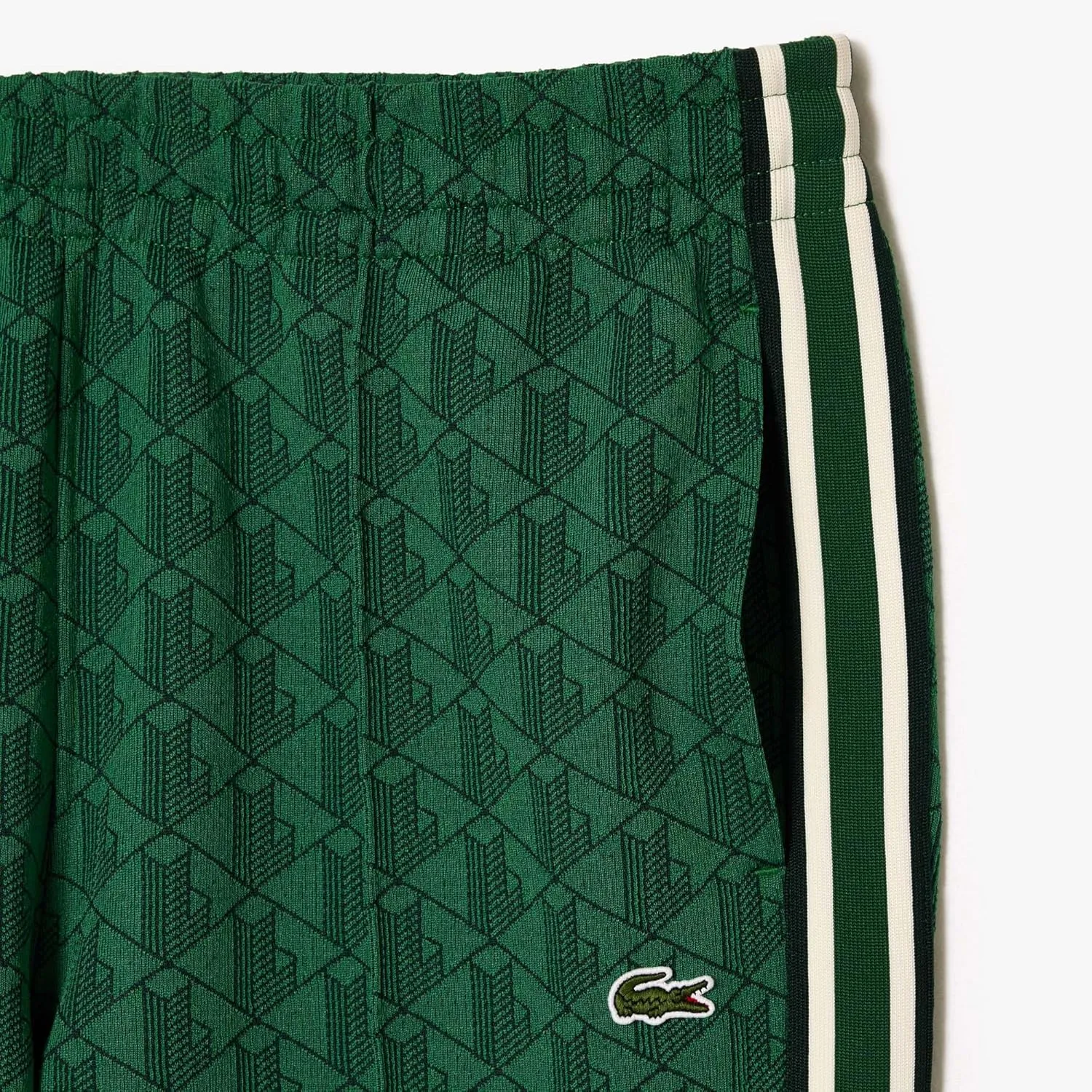 Lacoste Men's Vintage Fit Printed Monogram Track Pant