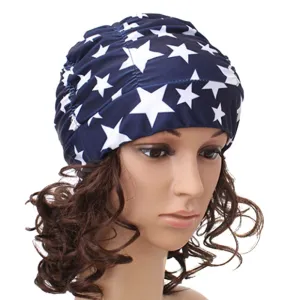 Ladies Swim Elastic Long Hair Swim Cap
