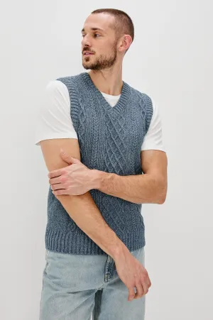 LEE VEST - AZURE MARL